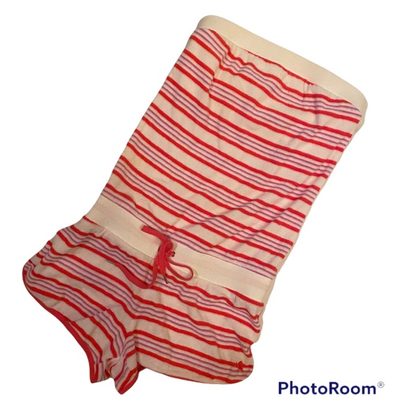 Y2K SEXY HTF TERRYCLOTH STRAPLESS STRIPED ROMPER JUMPSUIT PLAYSUIT ⭐️⭐️⭐️⭐️⭐️ - Picture 7 of 16